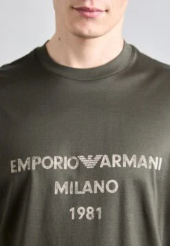 Emporio Armani Print T-shirt - Black Ink -Total Wear Store db90cf0f00a9478cb0c51eeaafce6a4e