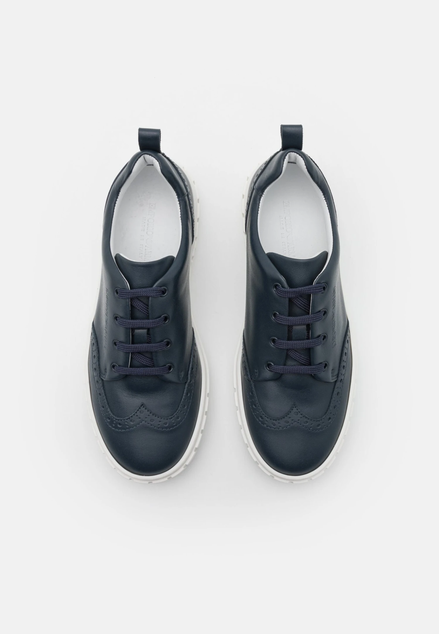 Emporio Armani Unisex - Trainers - Navy 6 Emporio Armani Unisex - Trainers - Navy - Image 4