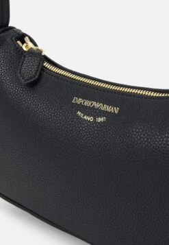 Emporio Armani BAGUETTE - Cross Body Bag - Nero/silver-coloured -Total Wear Store dc0fd37d47e246dcb30465ed266a929d