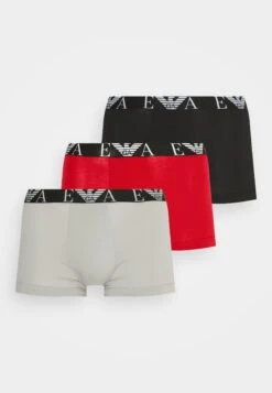 Emporio Armani 3-Pack- Pants - Rosso/Pietra/Nero - Red/Stone/Black -Total Wear Store dc2e464ee1814622ace860cb7cf6a5cd