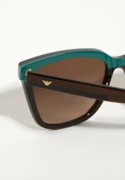 Emporio Armani Sunglasses - Shiny Brown/teal/brown -Total Wear Store dc3efcaab0e04b97abc5ffd15e132f43