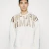 Emporio Armani Sweatshirt - Bianco Scritta -Total Wear Store dd040a267c6946858f762eafcf5bea80