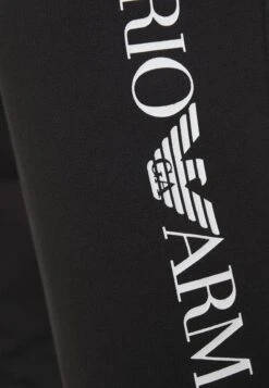 EA7 Emporio Armani Trouser - Tracksuit Bottoms - Black/White -Total Wear Store dd09c4df19554cc6b500c9c47d90b21a