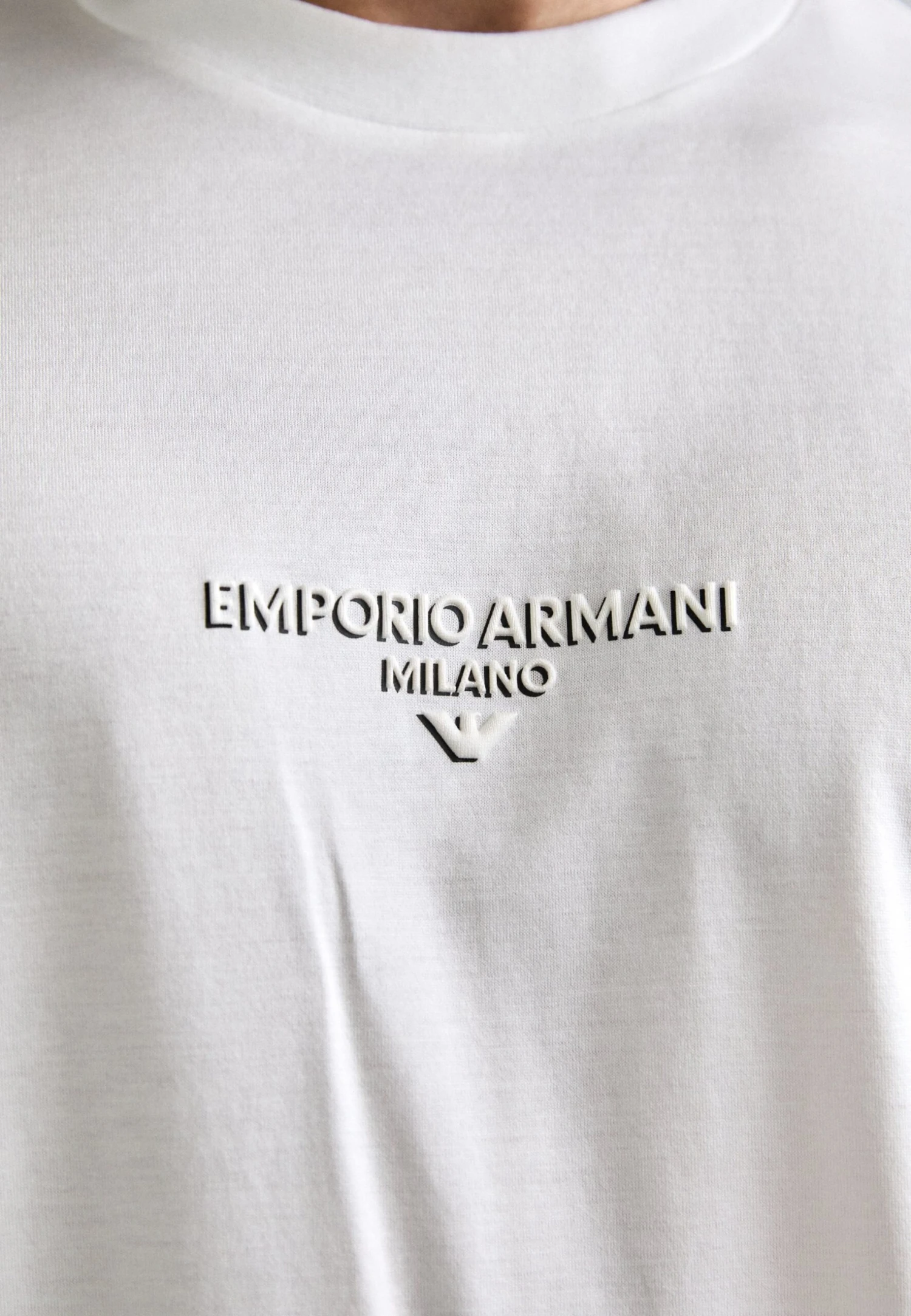 Emporio Armani Basic T-shirt - Snow White 7 Emporio Armani Basic T-shirt - Snow White - Image 5