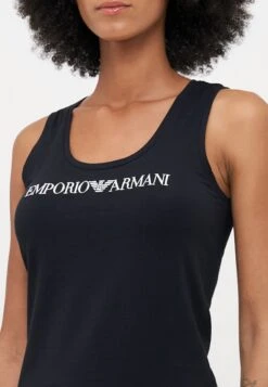 Emporio Armani PARTE ALTA - Pyjama Top - Black -Total Wear Store dd32345418a84c42810d2a4d21fc0f24