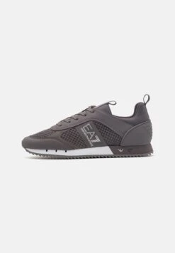 EA7 Emporio Armani LACES UNISEX - Trainers - Black/robois Tea -Total Wear Store dd36f1b5b7464beda22cb59e2c3d63c8