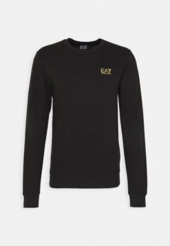 EA7 Emporio Armani Sweatshirt - Black / Gold -Total Wear Store dd6b7e2a5c4c49d08058aa2ade54fc99