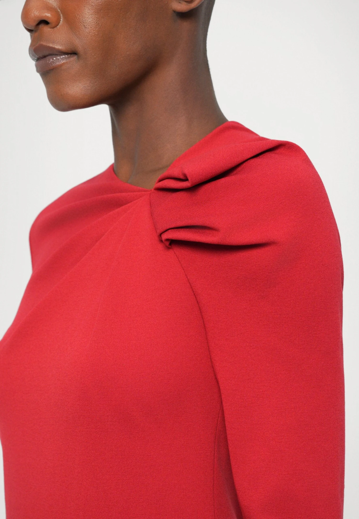 Emporio Armani DRESS - Jersey Dress - Diamond Red 9 Emporio Armani DRESS - Jersey Dress - Diamond Red - Image 7