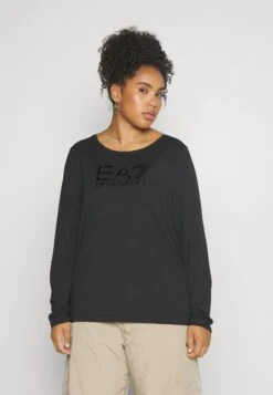 EA7 Emporio Armani Long Sleeved Top - Black