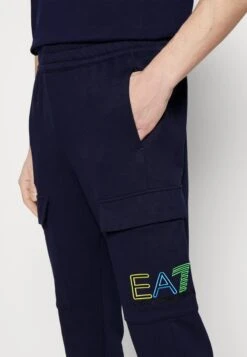 EA7 Emporio Armani Trouser - Tracksuit Bottoms - Dark Blue -Total Wear Store ddd8053e8bb24742a7be09511a138e3d