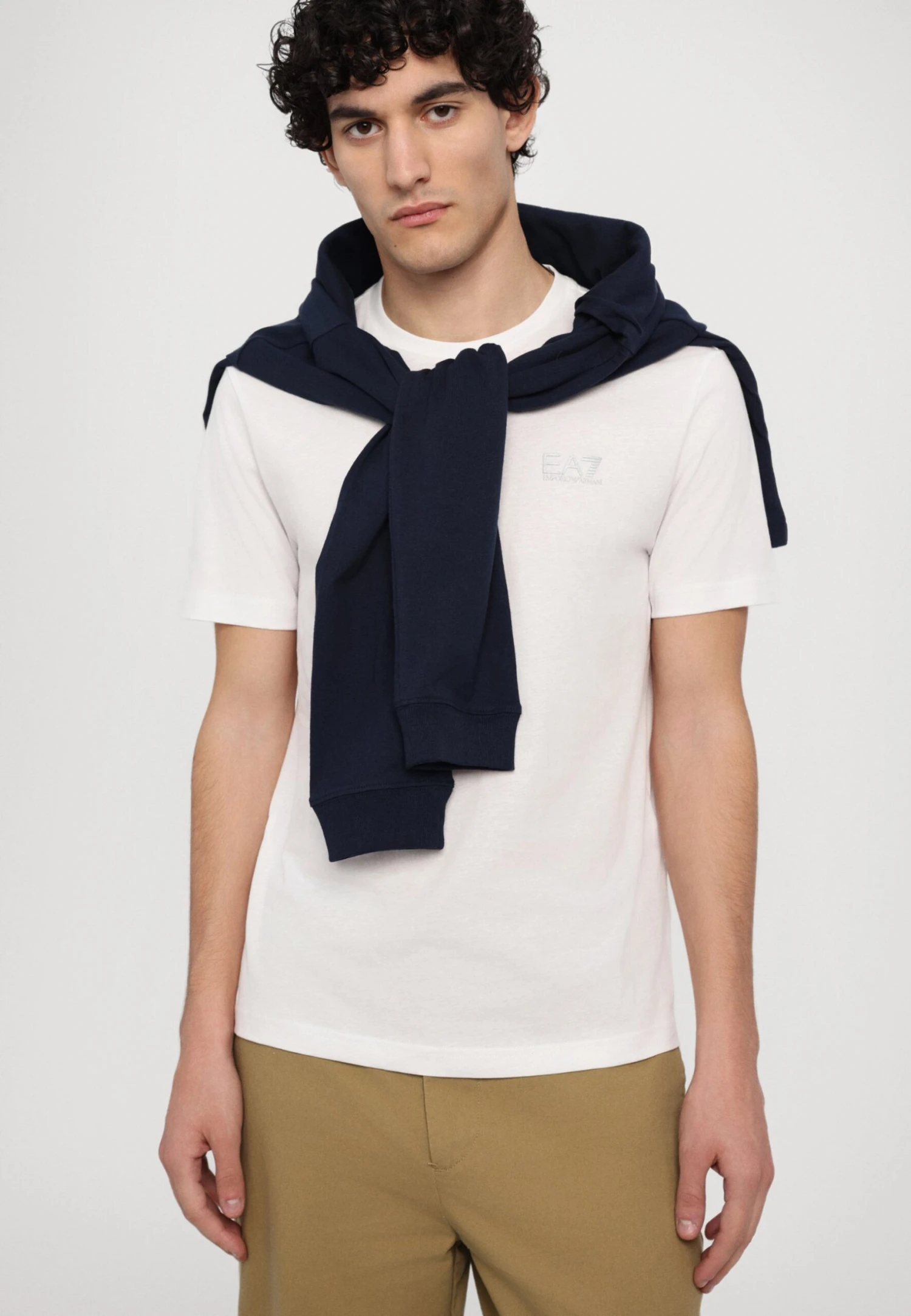 EA7 Emporio Armani TRAIN CORE TEE - Basic T-shirt - White 7 EA7 Emporio Armani TRAIN CORE TEE - Basic T-shirt - White - Image 5