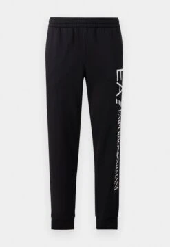 EA7 Emporio Armani TRAIN LOGO SERIES PANTS - Tracksuit Bottoms - Black/gold Coloured -Total Wear Store de30c0c5e016478fae4189205316a04e