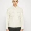 Emporio Armani Blouson Jacket - Leather Jacket - Bianco Panna 2 Emporio Armani Blouson Jacket - Leather Jacket - Bianco Panna -Total Wear Store de466154e5aa416f82b97a7ca10560e1