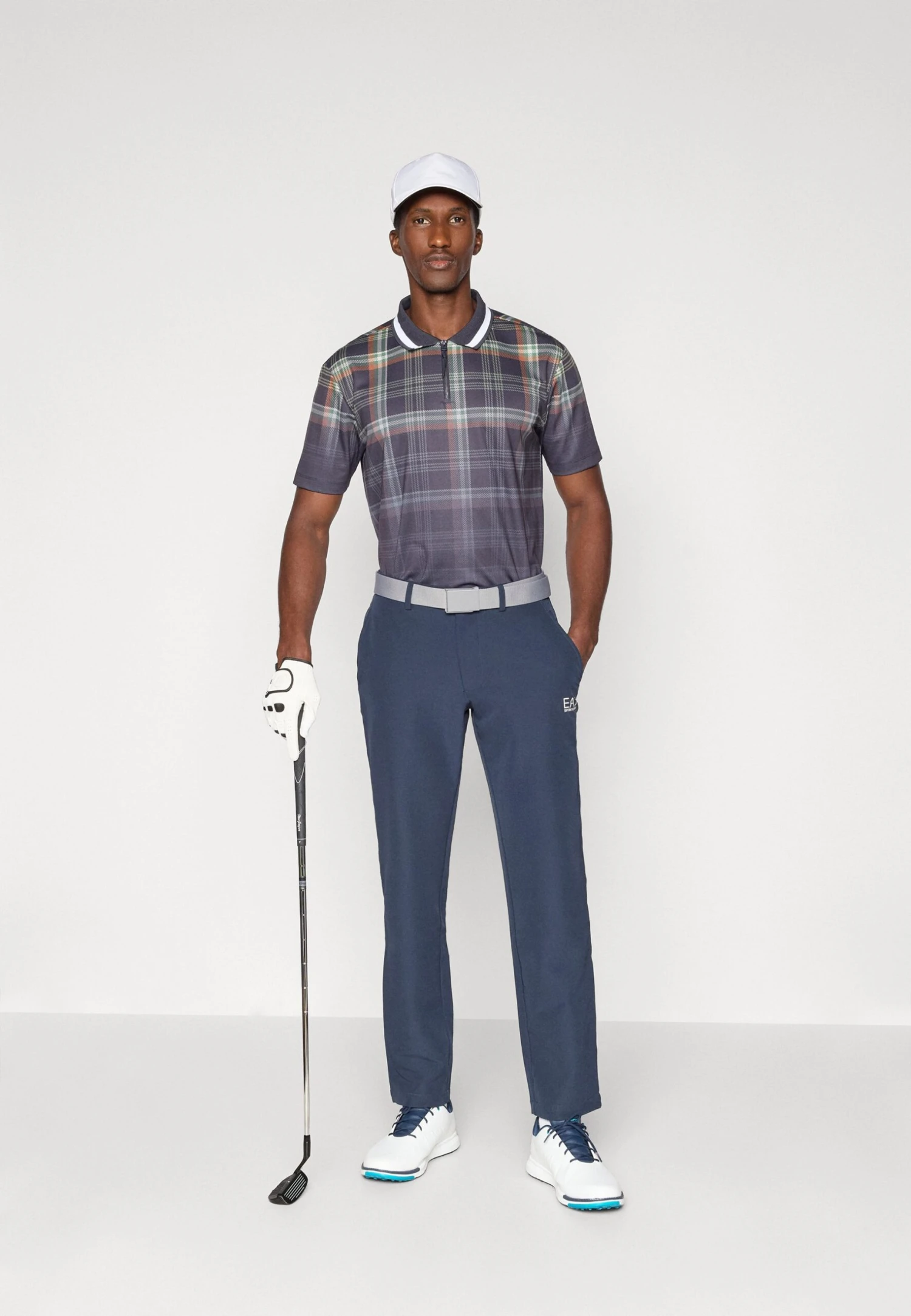 EA7 Emporio Armani GOLF CLUB - Polo Shirt - Fancy Blue 4 EA7 Emporio Armani GOLF CLUB - Polo Shirt - Fancy Blue - Image 2
