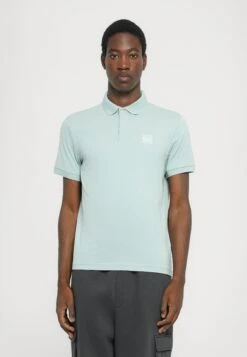 EA7 Emporio Armani TRAIN VISIBILITY POLO - Polo Shirt - Blue Surf