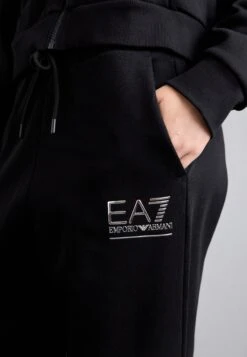 EA7 Emporio Armani Tracksuit - Black/silver -Total Wear Store df2fa7634a324dc4a224f0844dc7ffdf