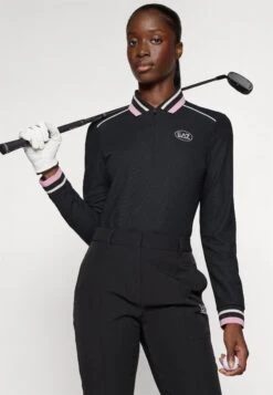 EA7 Emporio Armani GOLF PRO - Long Sleeved Top - Black Beauty -Total Wear Store df4a53a96ddd49aeb1aad77b34ae2f7a