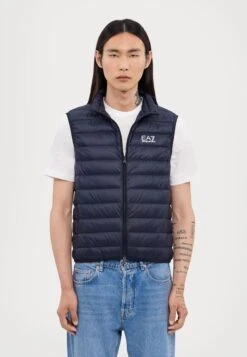 EA7 Emporio Armani TRAIN CORE LIGHT VEST - Waistcoat - Armani Blue -Total Wear Store df885f81900a463986aece2c0b6c5300