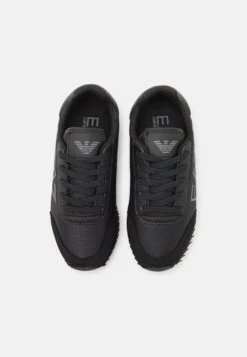 EA7 Emporio Armani Unisex - Trainers - Triple Black/Irongate -Total Wear Store df8cdf1a89c64aa2b712534fcc1337ae