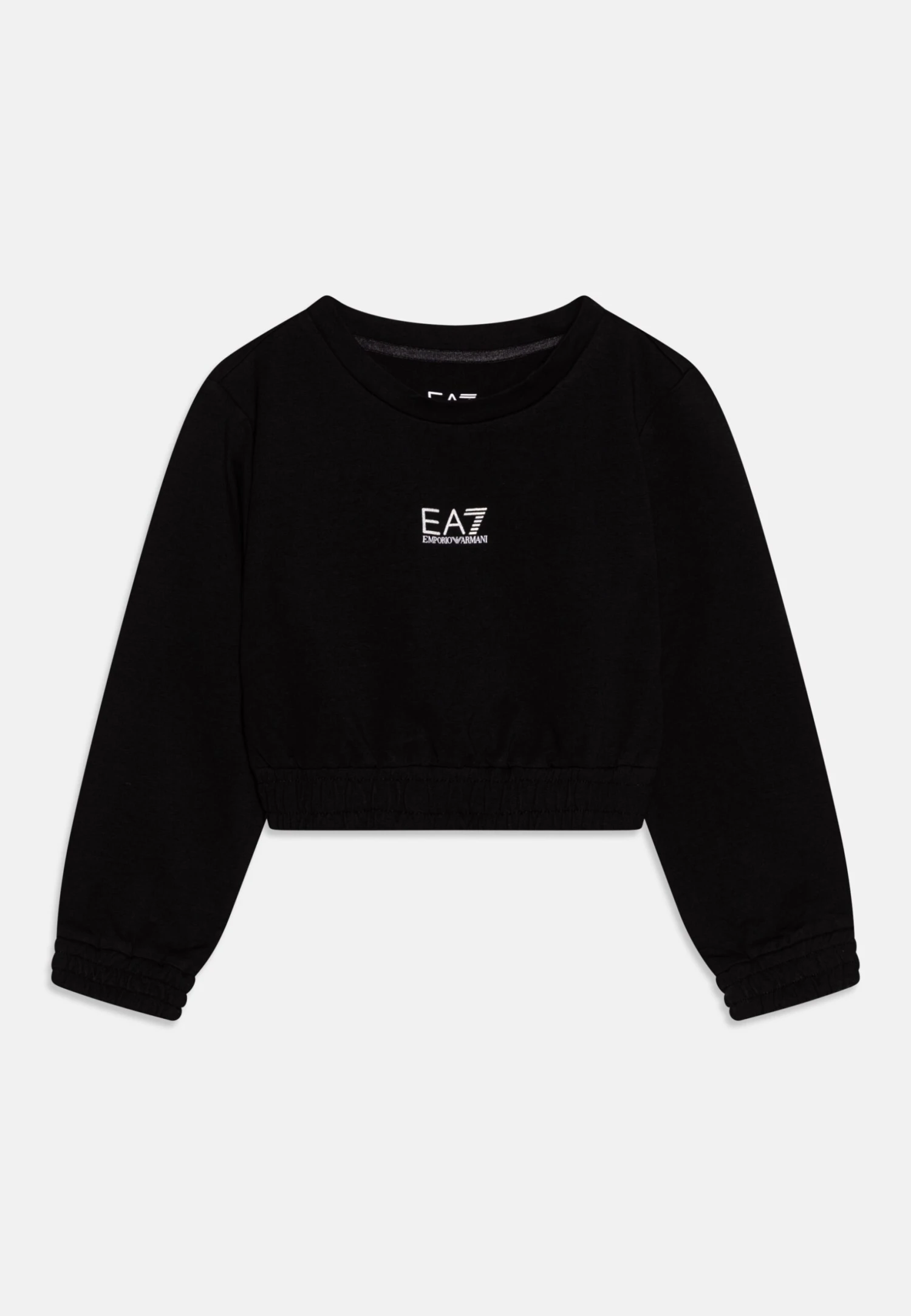 EA7 Emporio Armani Logo Series Girl - Long Sleeved Top - Nero 3 EA7 Emporio Armani Logo Series Girl - Long Sleeved Top - Nero