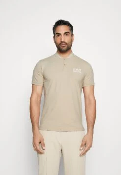 EA7 Emporio Armani Tennis Club Serafino - Polo Shirt - Oxford Tan