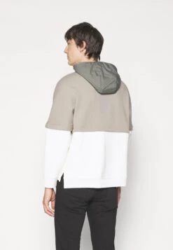 Emporio Armani Hoodie - Greige/Vanilla -Total Wear Store e151e925add844859562588b08762c4c