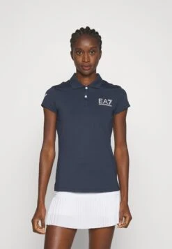 EA7 Emporio Armani MULTI SPORT VENTUS7 - Polo Shirt - Navy Blue