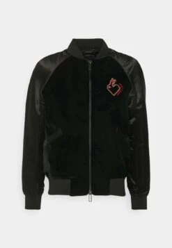 Emporio Armani Blouson Jacket - Bomber Jacket - Nero -Total Wear Store e163ab19b3de43b58c4ab592ea8dd617