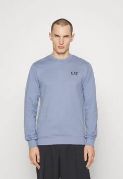EA7 Emporio Armani Sweatshirt - Blu Navy Chiaro -Total Wear Store e16c2f4bd1fa4a94a3fb7e3361af2510