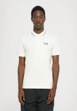 EA7 Emporio Armani TRAIN CORE - Polo Shirt - Vanilla Ice