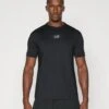 EA7 Emporio Armani TENNIS PRO TEE - Sports T-shirt - Black -Total Wear Store e1ae1c41da894352b790a3dad3b0937a