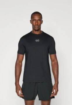 EA7 Emporio Armani TENNIS PRO TEE - Sports T-shirt - Black