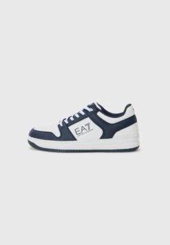 EA7 Emporio Armani SLASHER UNISEX - Trainers - Sky Captain/white