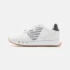EA7 Emporio Armani Vintage Eagle Unisex - Trainers - White/Black 2 EA7 Emporio Armani Vintage Eagle Unisex - Trainers - White/Black -Total Wear Store e2628752ddaa4c41a646cf48521091e9