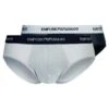 Emporio Armani 2 Pack - Briefs - Blue/Grey 2 Emporio Armani 2 Pack - Briefs - Blue/Grey -Total Wear Store e27dae09e5d34c769224feefb86b93f0