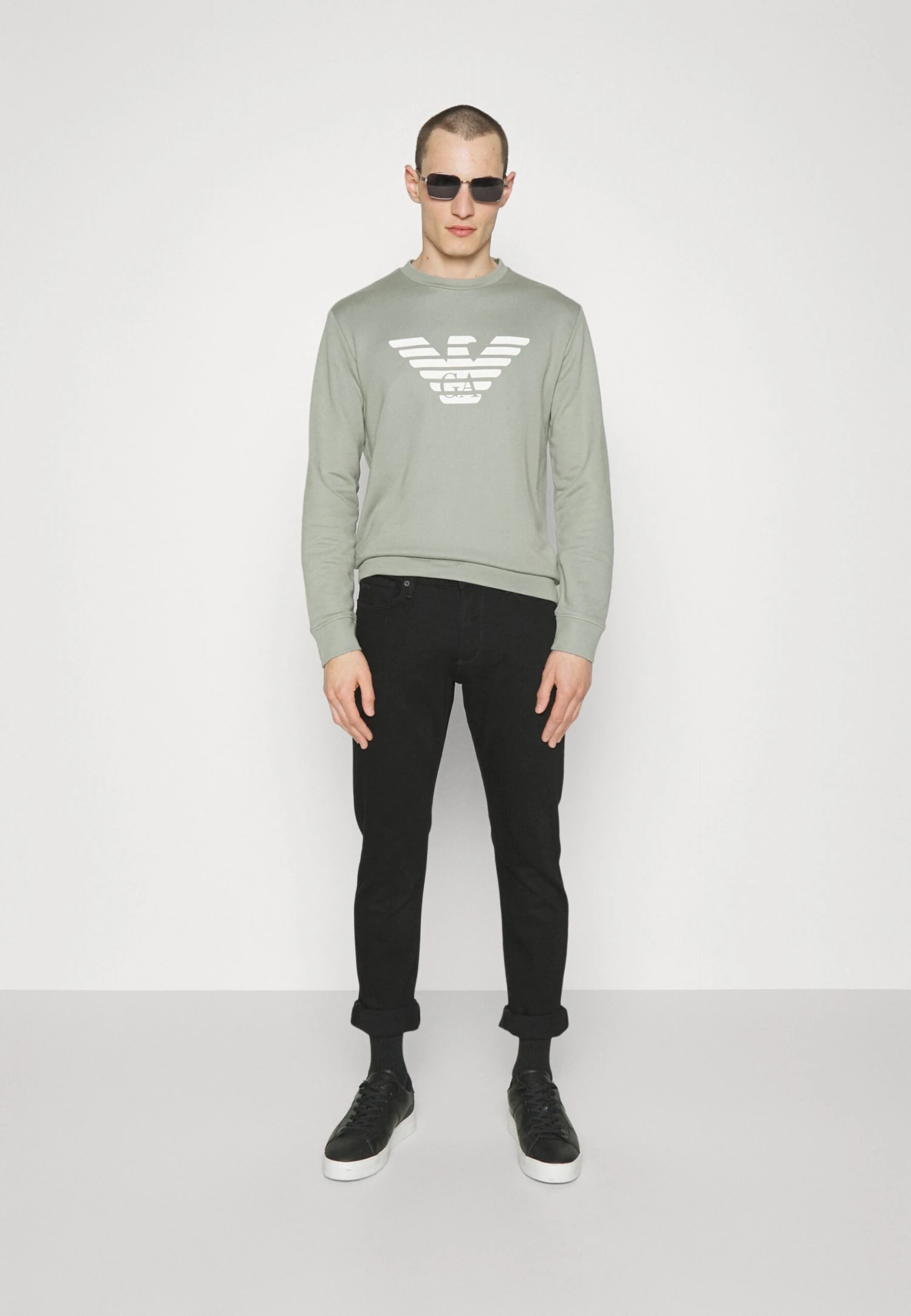 Emporio Armani Sweatshirt - Salvia 4 Emporio Armani Sweatshirt - Salvia - Image 2