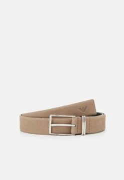 Emporio Armani Cintura A Taglie Nabuck Unisex - Belt - Muschio Moss