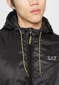 EA7 Emporio Armani Bomber Jacket - Summer Jacket - Black -Total Wear Store e3a861317dde43bd9e5eb0e83f1c59b1