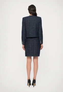 Emporio Armani Blazer - Mottled Dark Blue -Total Wear Store e3b89e68fce4493d9b69c9a49cb74bc2