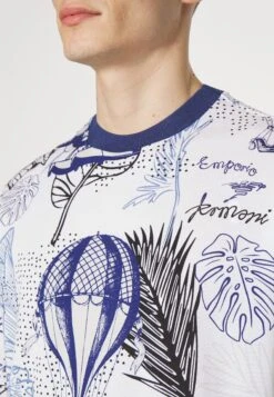 Emporio Armani Print T-Shirt - Camel -Total Wear Store e3be58e5e6994d9ba3baf12df951f5a9