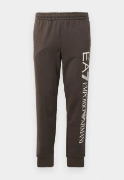 EA7 Emporio Armani TRAIN LOGO SERIES PANTS - Tracksuit Bottoms - Black/gold Coloured -Total Wear Store e471fef16ece44f5ae8cc485a3e679a4