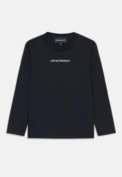 Emporio Armani UNISEX - Long Sleeved Top - Navy/off White