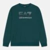 EA7 Emporio Armani Logo Series Boy Unisex - Sweatshirt - Verde Scuro 1 EA7 Emporio Armani Logo Series Boy Unisex - Sweatshirt - Verde Scuro -Total Wear Store e487d415ab634777b0c6531c5b1dfe98