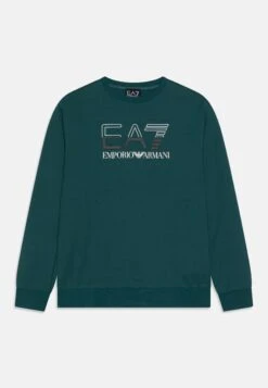 EA7 Emporio Armani Logo Series Boy Unisex - Sweatshirt - Verde Scuro