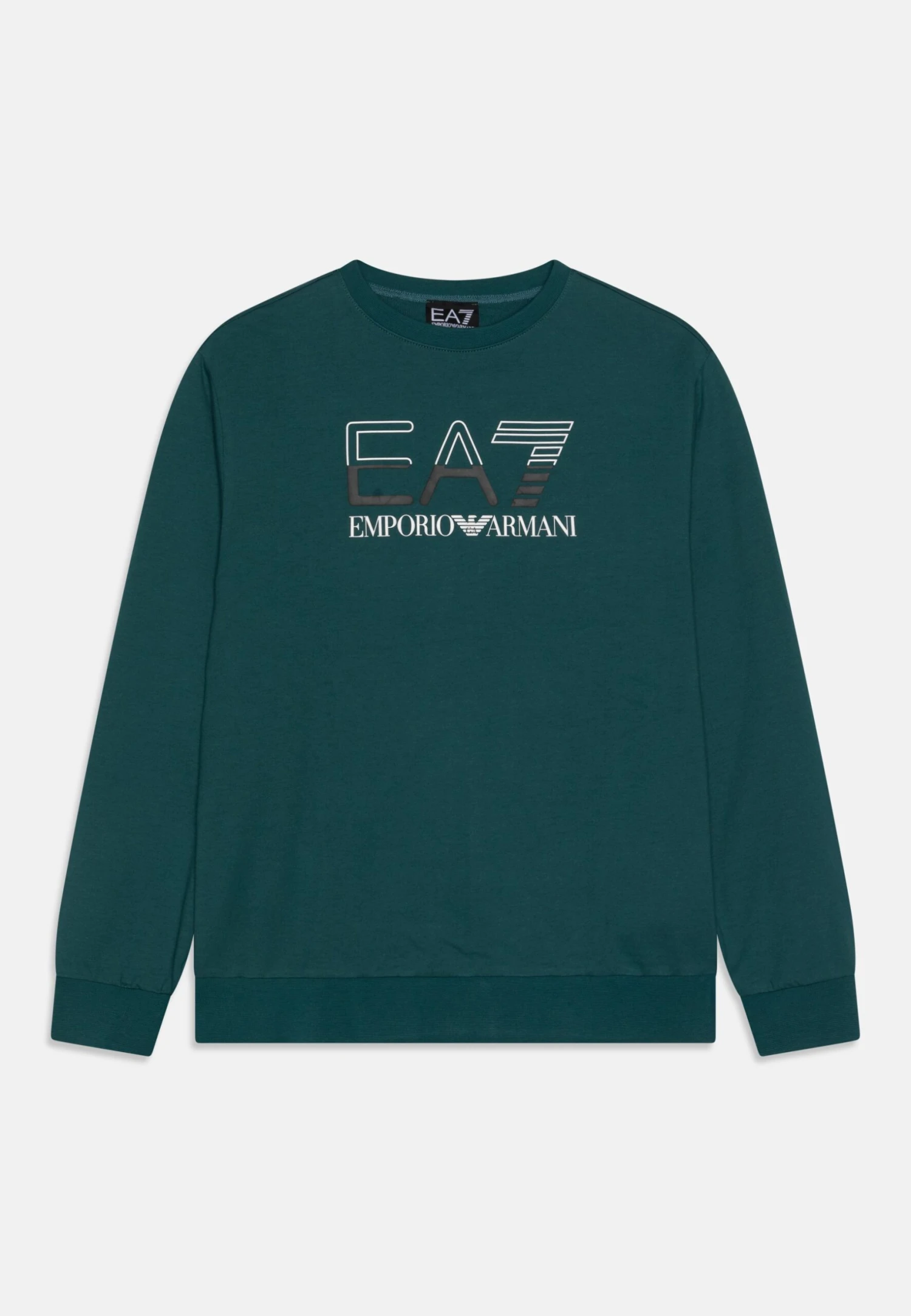EA7 Emporio Armani Logo Series Boy Unisex - Sweatshirt - Verde Scuro 3 EA7 Emporio Armani Logo Series Boy Unisex - Sweatshirt - Verde Scuro
