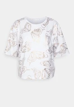 EA7 Emporio Armani Print T-Shirt - White/Gold 12 EA7 Emporio Armani Print T-Shirt - White/Gold -Total Wear Store e4aac4c7124d4ae2b6569aeb9a753a3a