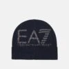 EA7 Emporio Armani MOUNTAIN VISIBILITY BEANIE UNISEX - Beanie - Blue/volcanic -Total Wear Store e4dbd7e9e86d45e398aee499cd722f39 8
