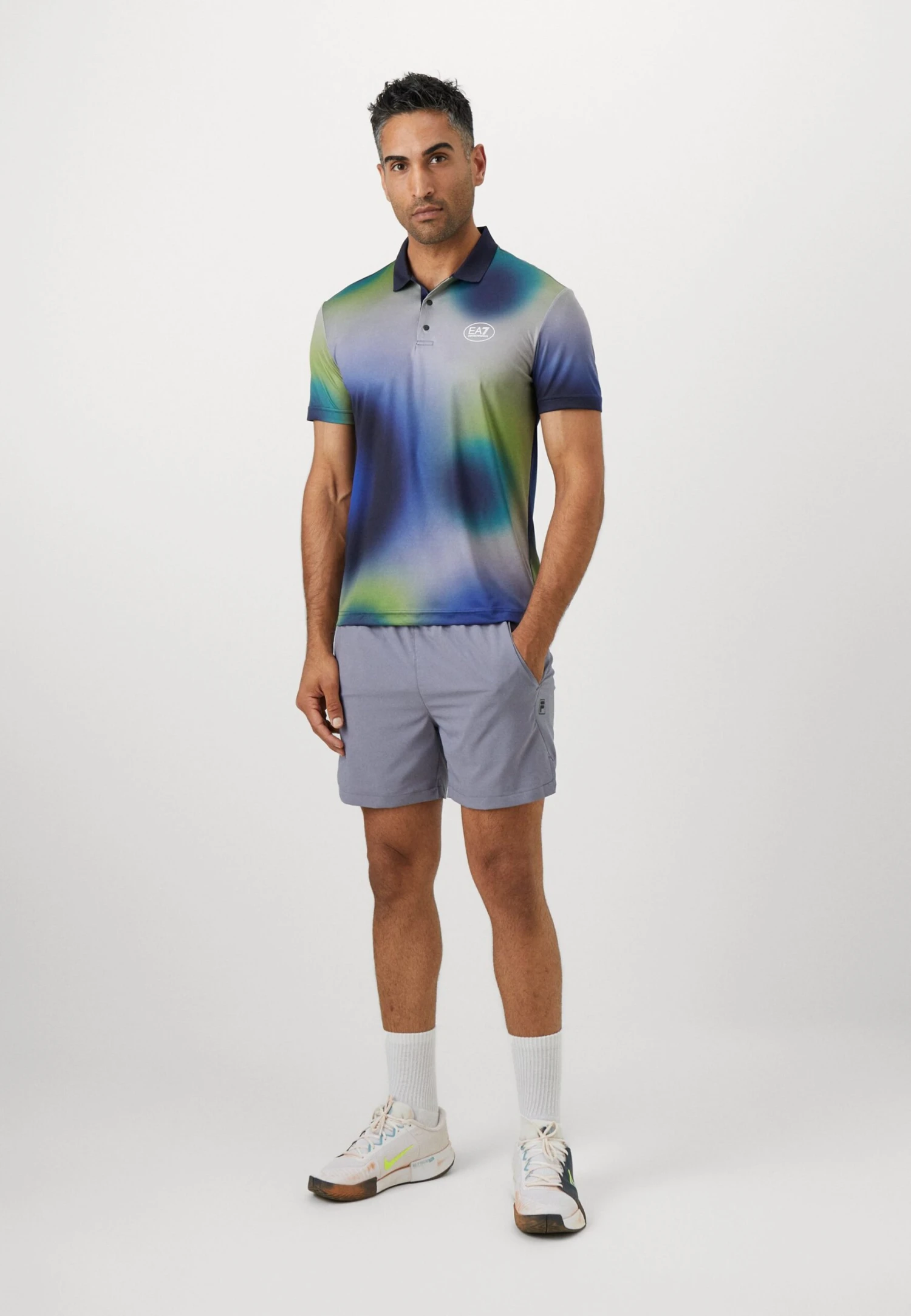 EA7 Emporio Armani TENNIS PRO GRAPHIC - Polo Shirt - Multicolor 4 EA7 Emporio Armani TENNIS PRO GRAPHIC - Polo Shirt - Multicolor - Image 2