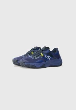 EA7 Emporio Armani Multicourt Tennis Shoes - Deep Cobalt/sky Captain/yellow Fluo 16 EA7 Emporio Armani Multicourt Tennis Shoes - Deep Cobalt/sky Captain/yellow Fluo -Total Wear Store e51e73295b414b12815710276e446e38