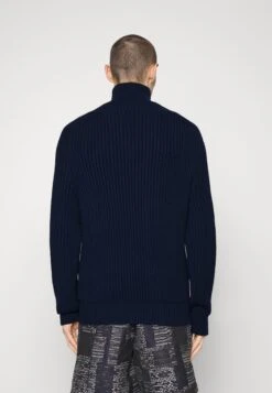 Emporio Armani Blouson Jacket - Cardigan - Blu Navy -Total Wear Store e5802cc0f41d46eb81210eeedc76fdae